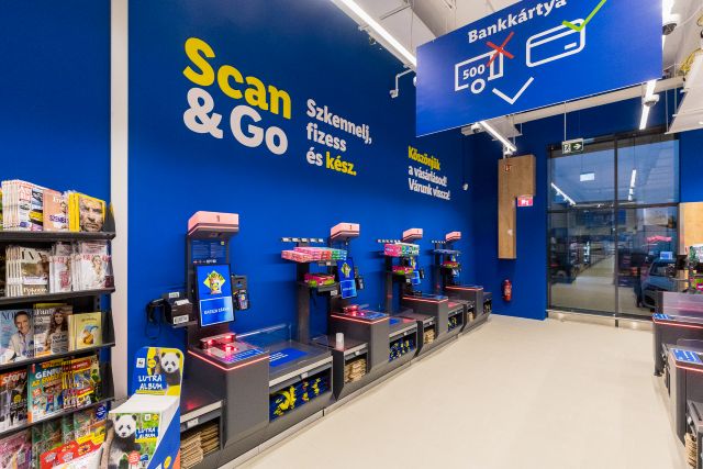 Lidl önkiszolgáló kasszák