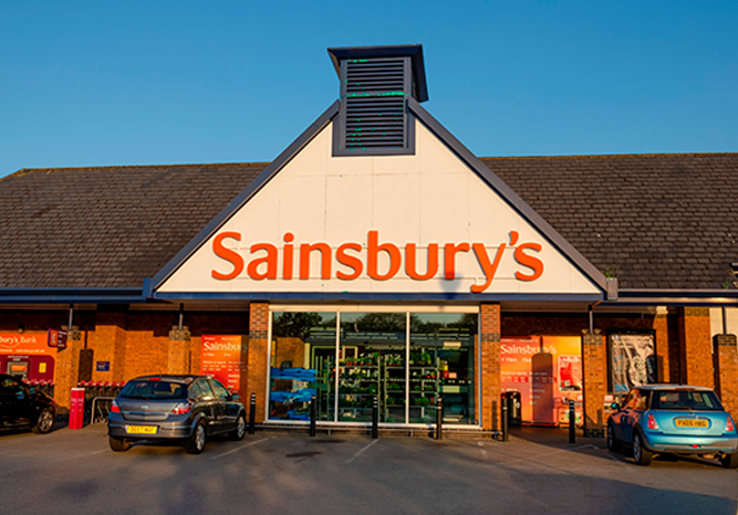 sainsbury uzletbejárat