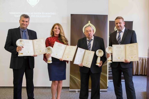 Érték és Minőség Nagydíjat nyertek Dékány Ferenc