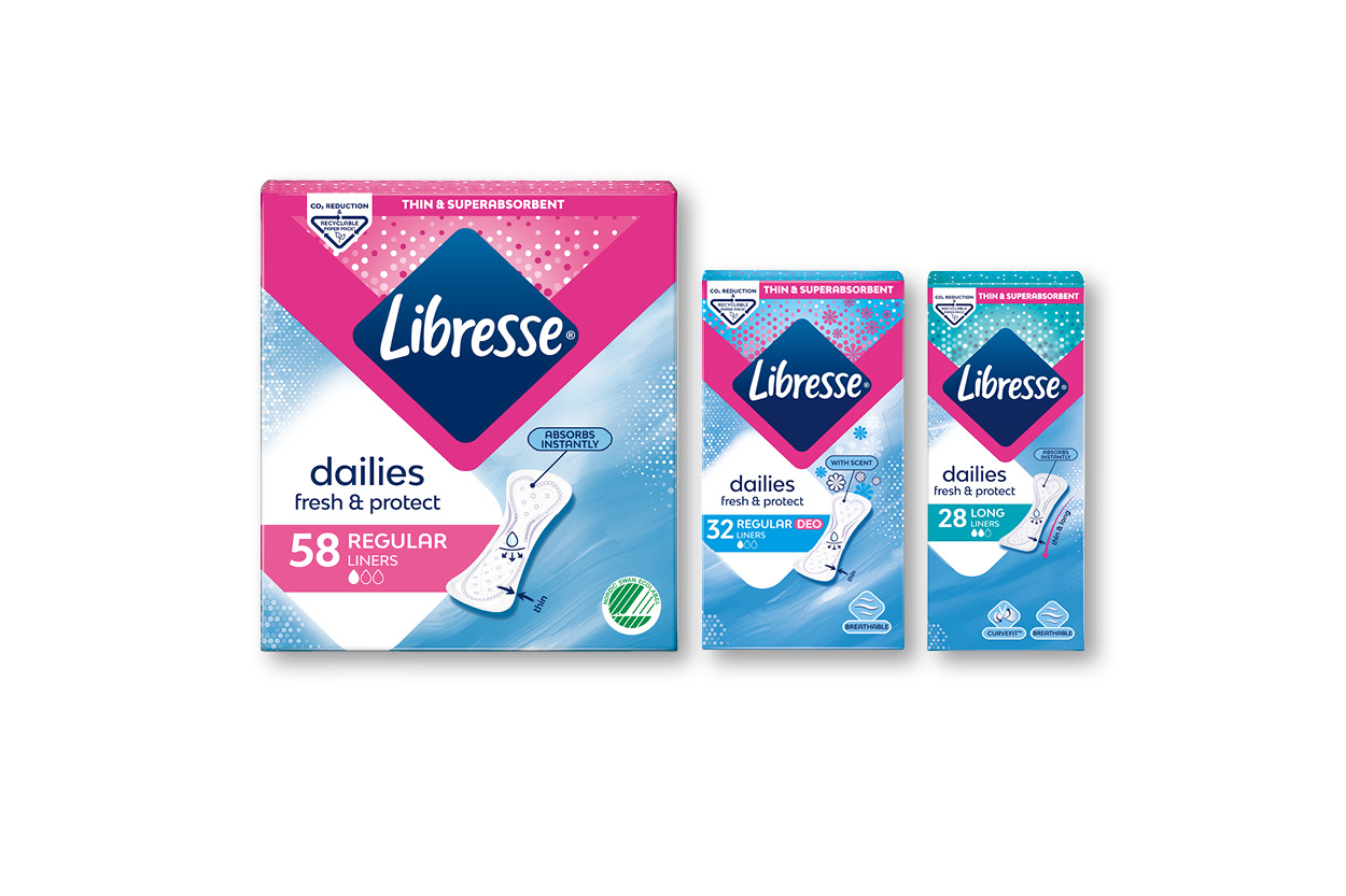 Libresse tisztasági betétek