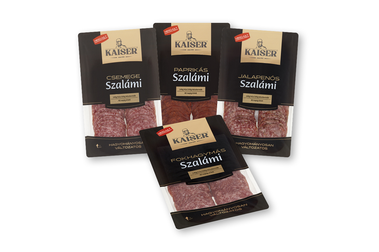 KAISER ízesített nemespenészes szalámik