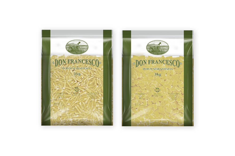 Don Francesco durum levesbetét 200g vagy 3kg Csiga, Eperlevél