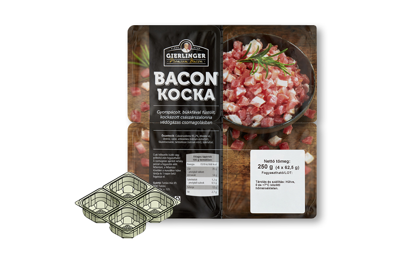 Gierlinger’s kockázott bacon 250 g