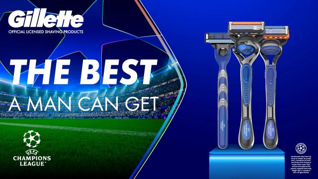 A Gillette az UEFA Bajnokok Ligája budapesti döntőjére hangol