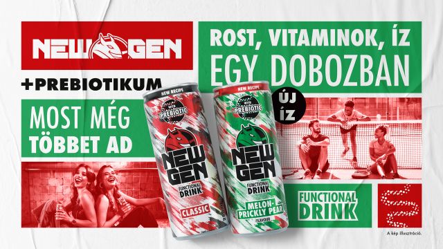 Prebiotikummal újul meg a HELL NEW GEN 