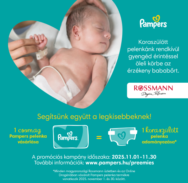 A Pampers idén is kiemelt figyelmet szentel a korán érkezőknek