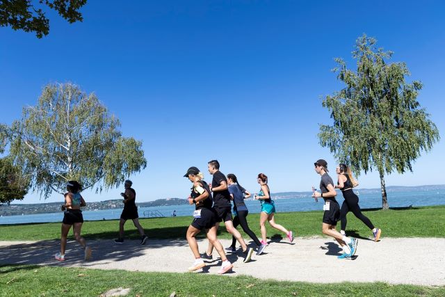 Futók az 5. dm Balaton RUN-on 
